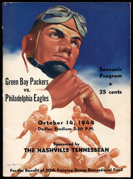 1944 Green Bay Packers vs. Philadelphia Eagles Program