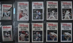 1980s Wilson Baseball Gloves Hang-tags 