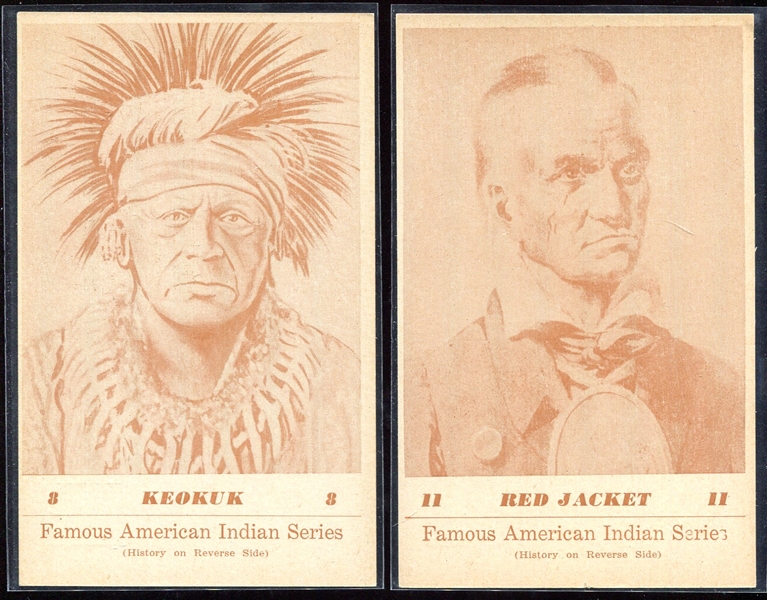 1941 Groves Famous American Indian Series Postcards