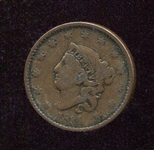 1834 U. S. Large Cent Large 8 Small * VG+