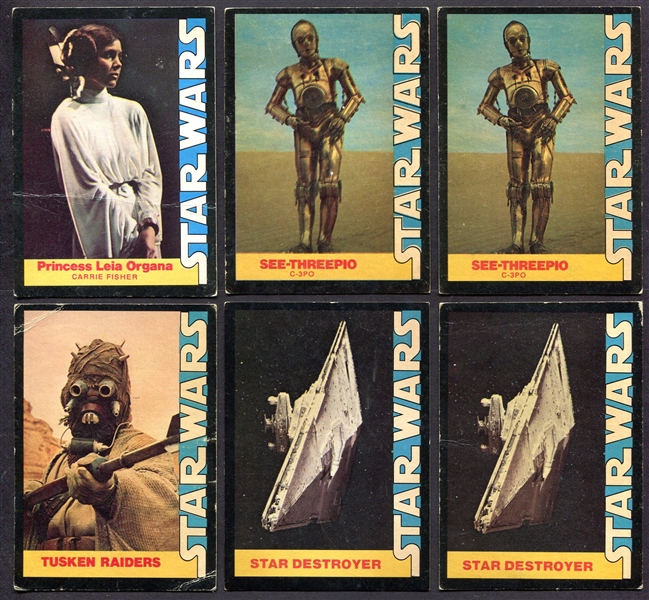 1977 Wonder Bread Star Trek Cards Lot of 6