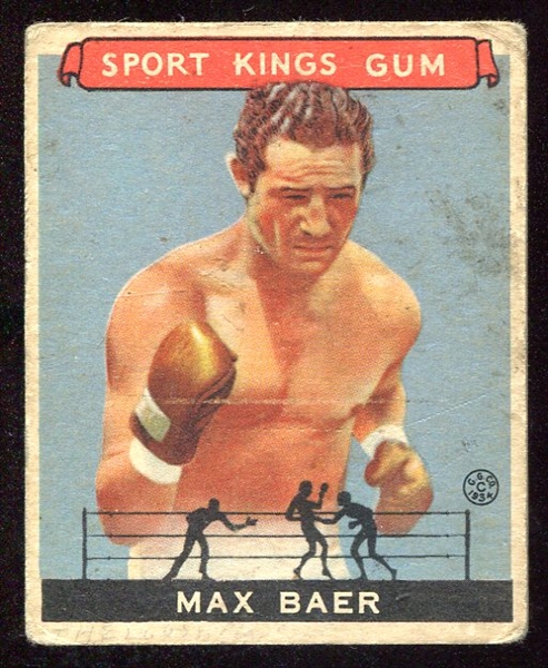 1933 Goudey Sport Kings #44 Max Baer