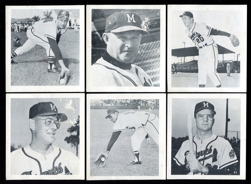 1960 Spic and Span Braves 6 Different