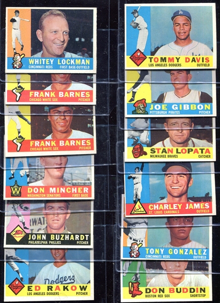 1960 Topps 12 High-Numbers Nrmt+/-