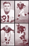 1948-52 Exhibits Football 4 Different