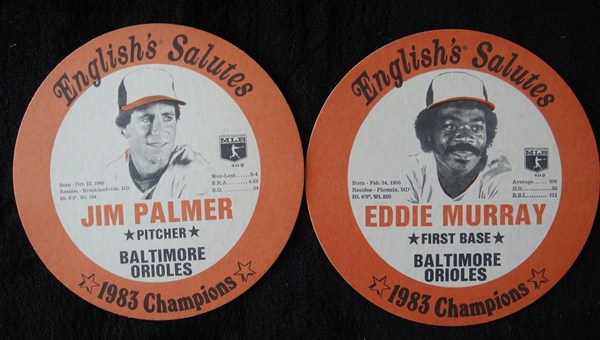 1983 Englishs Salutes Baltimore Orioles 5 Different