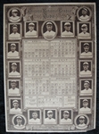 1911 Chicago Cubs Chicago Examiner Calendar