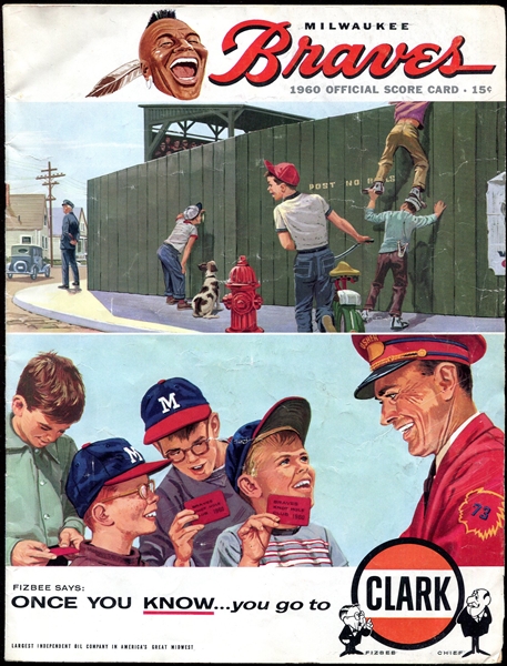1959 & 1960 Milwaukee Braves Programs