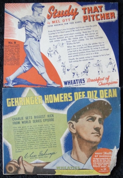 1930s Wheaties 5 Different Plus Box Front