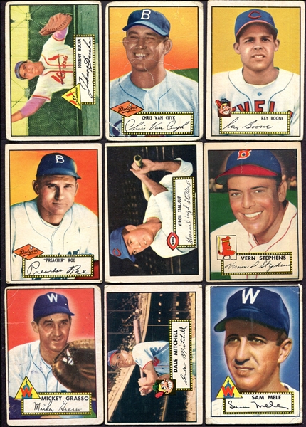 1952 Topps 27 Assorted