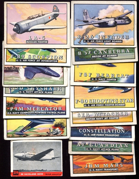 1940s/1950s Aviation Cards 6 Diff. Issues 39 cards