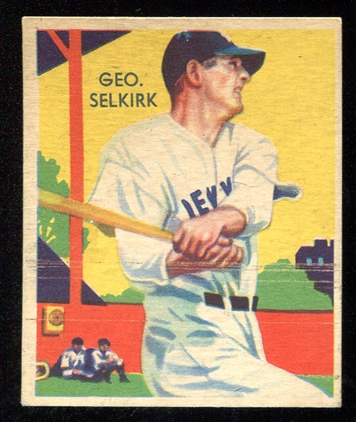 1936 Diamond Stars #88 George Selkirk