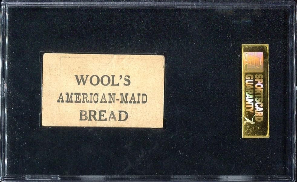 W551 Wools American-Maid Bread George Sisler 