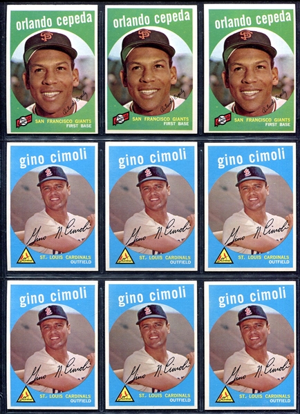 1959 Topps 36 Nicer Cards Loaded w/Stars