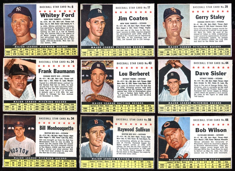 1961 Post Cereal 28 Different w/HOFers