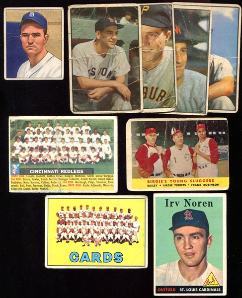 1950-79 Baseball Lot of 115 Cards