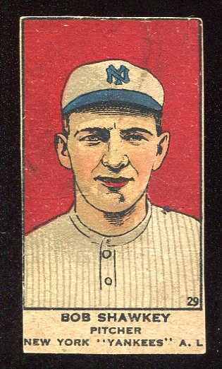 W514 #29 Bob Shawkey New York Yankees