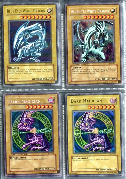 Yu-Gi-Oh 27 Foil Cards 4 Dark Magician 2 Blue-Eyes White Dragon+MORE!