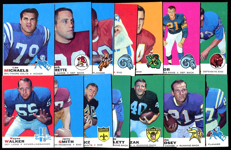 1969 & 1970 Topps Football 68 Mostly Different