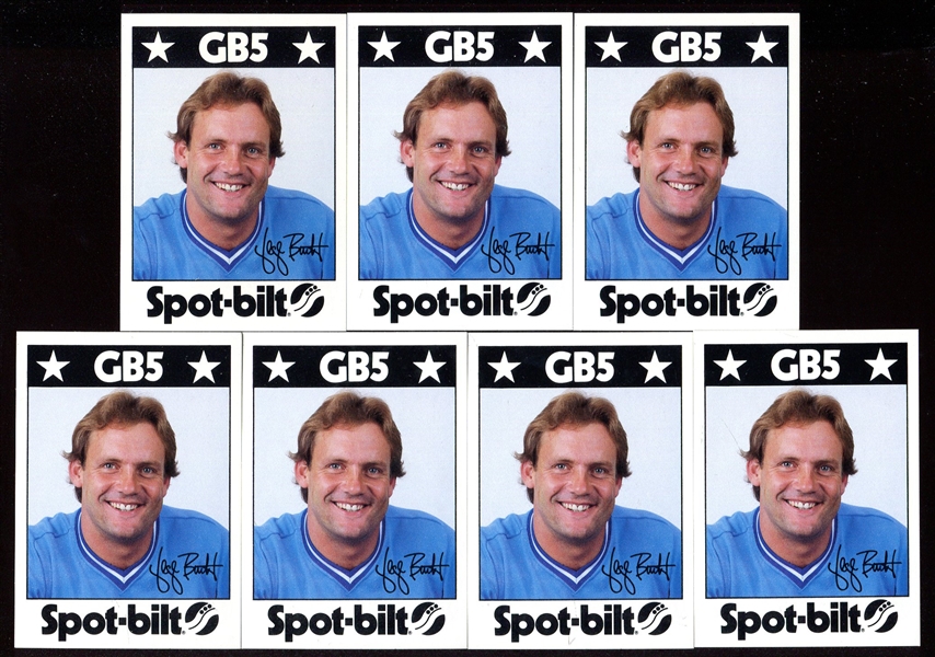 1982 Spot-Bilt George Brett Lot of 7 Nrmt/Mt