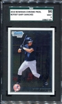 2010 Bowman Chrome Prospects BCP207 Gary Sanchez SGC 96