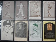 Exhibits HOF Plaque & Koufax Postcard Lot