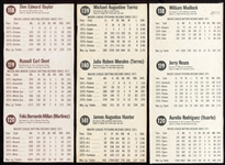 1976 & 1977 Hostess 3 Card Panels 6 Different