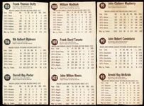 1976 & 1977 Hostess 3 Card Panels 6 Different