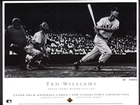 1992 Upper Deck Ted Williams Limited Edition Card