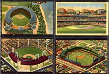 Stadium Postcard Collection of 34 Different