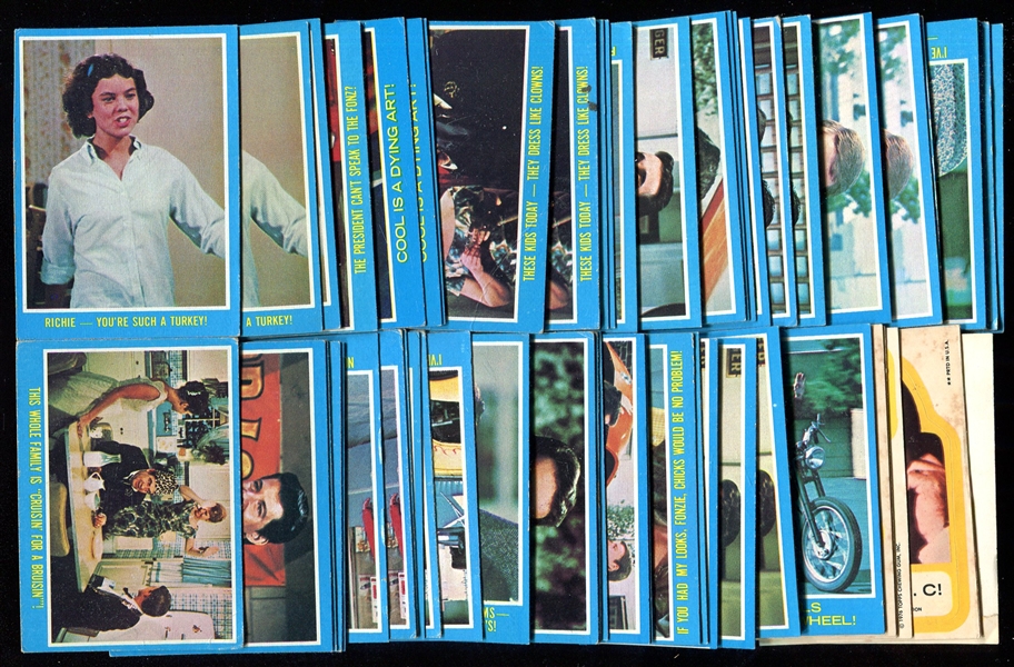 1976 Happy Days Cards & Stickers 64 Assorted