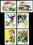 1978 D. C. Comics Superman Stickers 6 Different