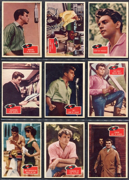 1959 Topps Fabian Complete Set Nrmt