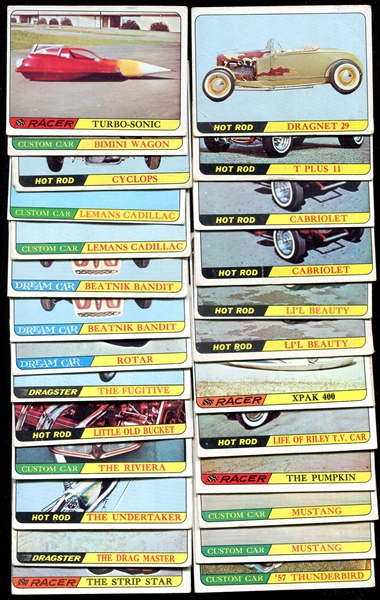 1968 Topps George Barris Custom Cars 26 Assorted
