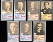 1970's President's Cards 3 Diff. Issues