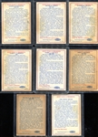1970's President's Cards 3 Diff. Issues