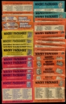 1970's Wacky Packages Checklist/Puzzle Cards 37 Different