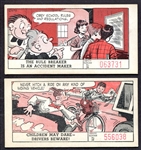 1953 New York Journal-American Safety Card 2 Different