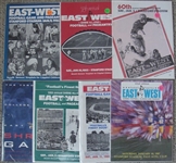 1970's/90's East-West Shrine Bowl Programs 8 Different