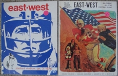 1970's/90's East-West Shrine Bowl Programs 8 Different