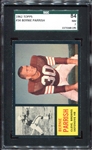 1962 Topps #34 Bernie Parrish RC SGC 84