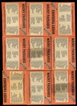 1974 Wacky Packs Series 5 Complete 32 Card Set & Checklist Puzzle