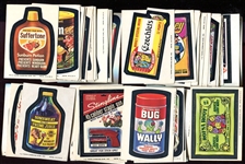 1970's Wacky Packs Lot of Nearly 300 From Series 1-15