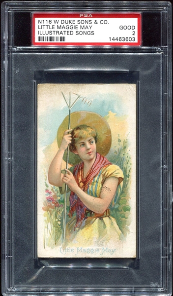 N116 Dukes Illustrated Songs Little Maggie May PSA 2