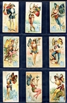 N256 Lorillard Ancient Mythology Burlesque 14 Different