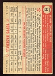 1952 Topps #66 Preacher Roe Red Back