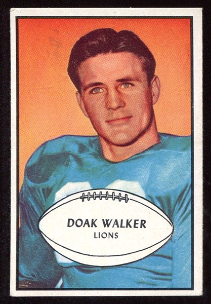 1953 Bowman #6 Doak Walker 