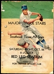1957 MLB Stars vs. Southeast Texas All-Stars w/4 Autographs
