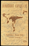 1949 Beaumont Exporters Scorecard vs. Chicago White Sox w/29 Autographs