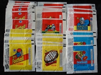1970's - 1990's Topps Football Wrappers 100+